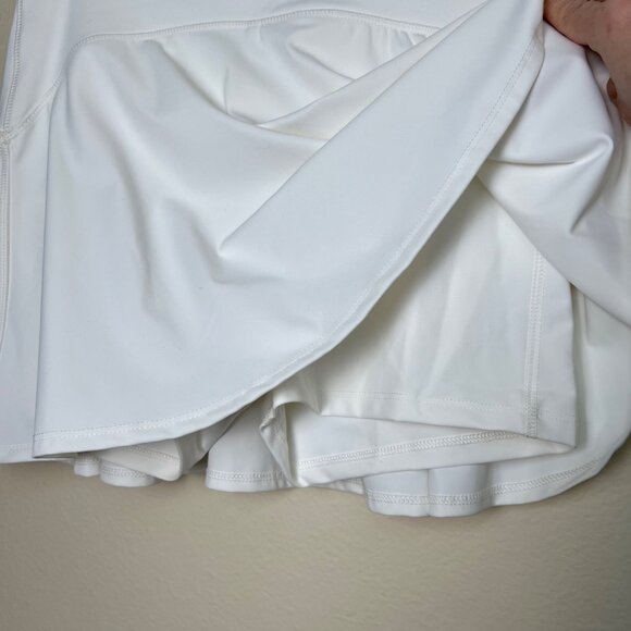 (2) OLD NAVY Active High-Waisted PowerSoft Skort Set Black & White Medium NEW - Picture 8 of 11